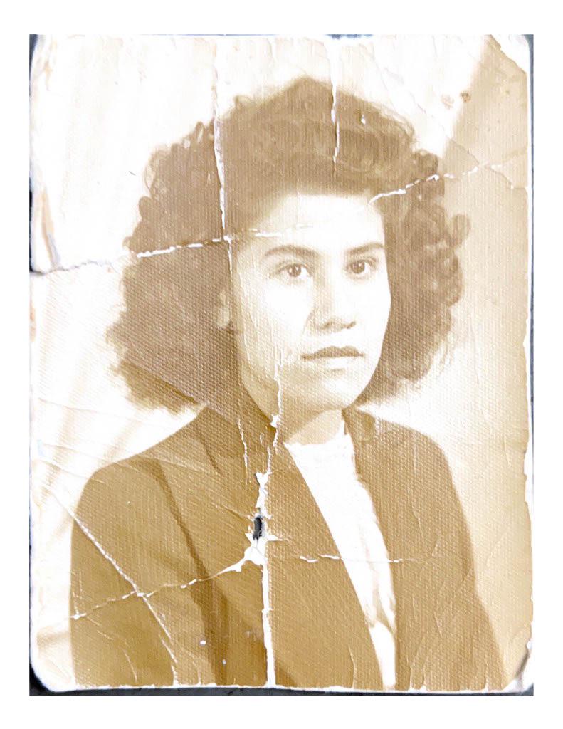 Original scratched photo